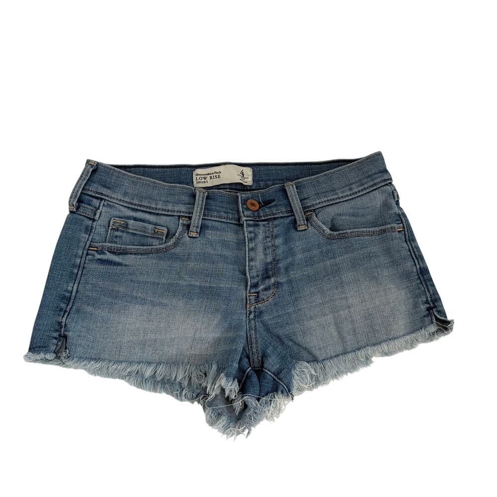 Y2K Abercrombie & Fitch Low Rise Denim Shorts Mirco Shorts Women's Size 4 27